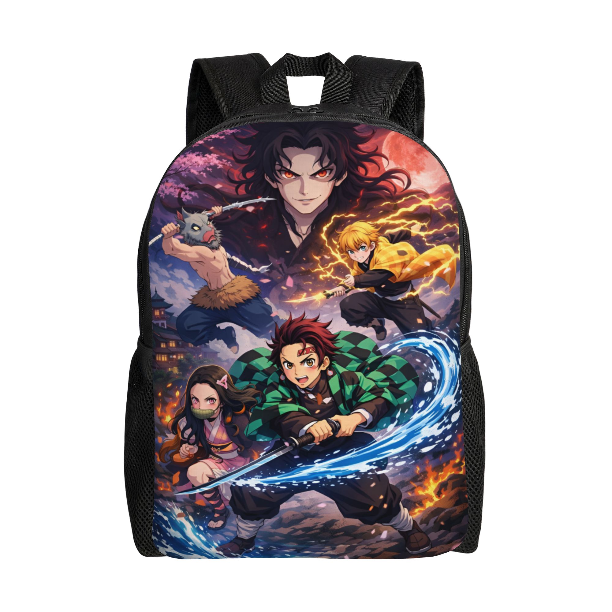 Men'S Accessories Travel Bag - กระเป๋าเป้สะพายหลังเดินทาง D-Demons Slayers สำหรับผู้หญิงผู้ชาย กระเป๋าใส่หนังสือแล็ปท็อปสำหรับโรงเรียน Kimetsus
