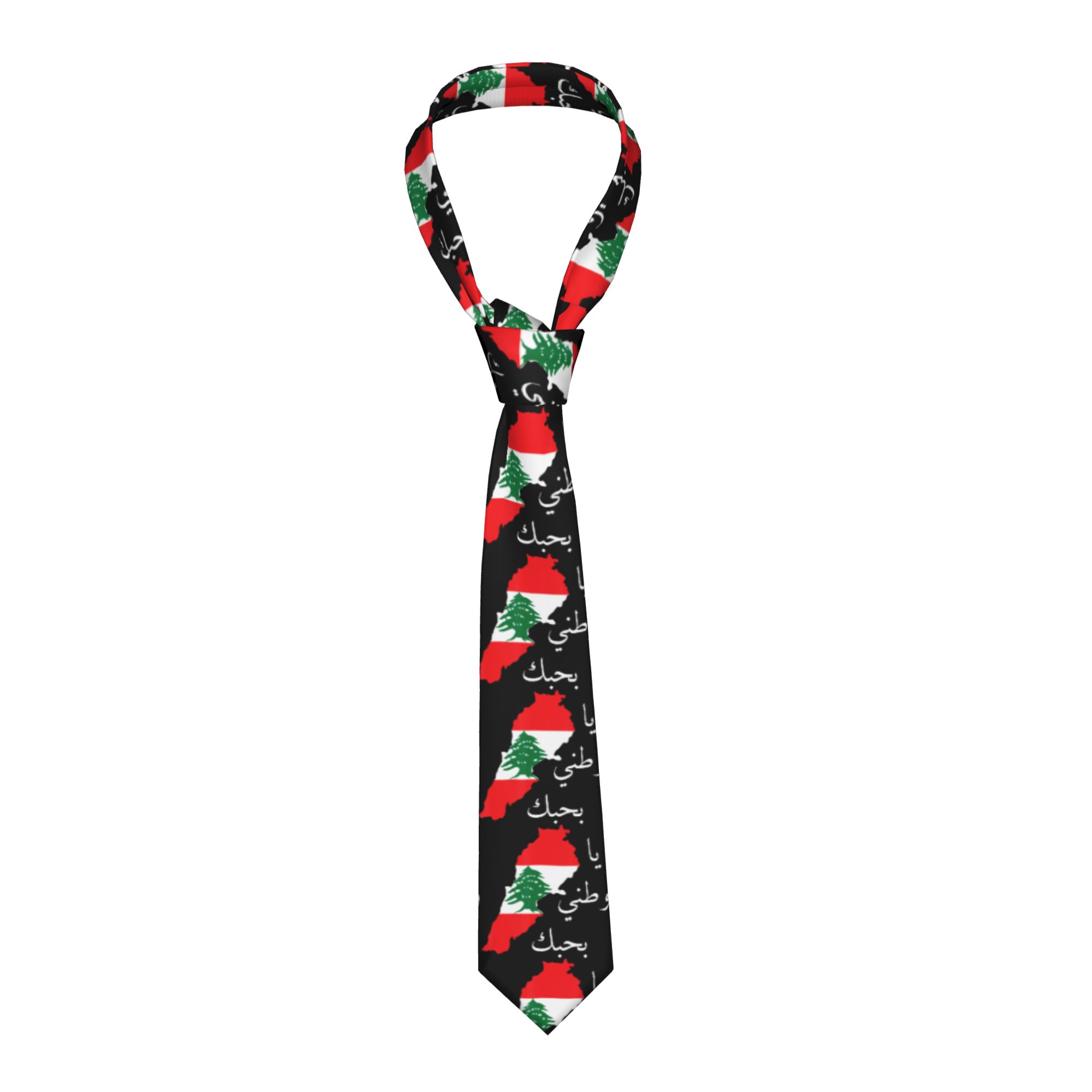 Men Accessories Lebanon - แผนที่ธงชาติเลบานอน เบเรต์ ไท ซีดาร์ ทรี ของที่ระลึกจากเลบานอน