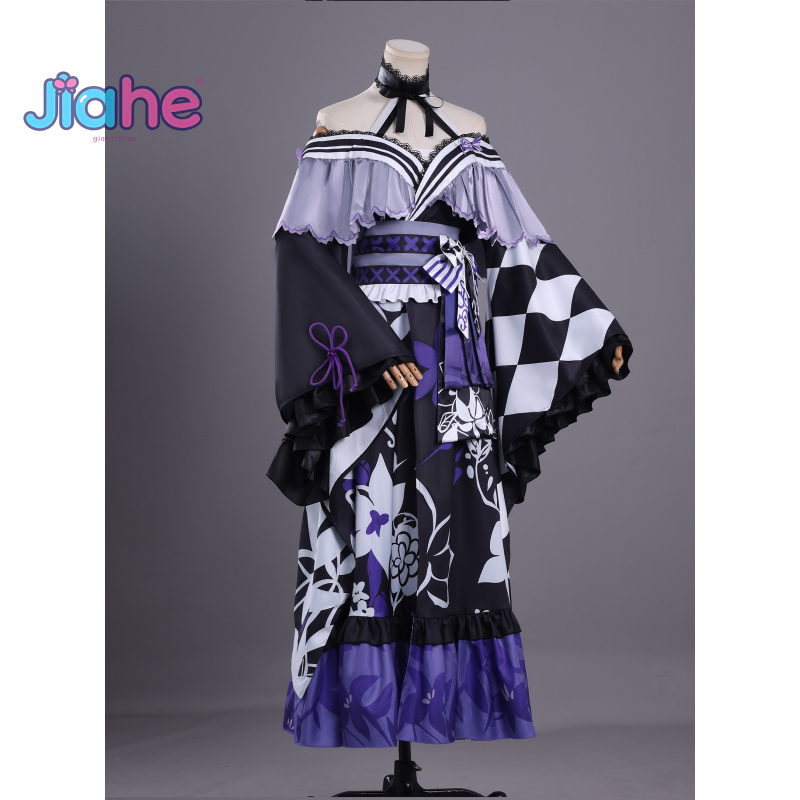 Men'S Kimono Accessories - ชุดคอสเพลย์ฮูโชะ มาโกะ เกมสาวน้อยเวทมนตร์ ชุดกิโมโนน่ารักสำหรับผู้หญิงและผู้ชาย พร้อมหมวกและเครื่องประดับ สำหรับงานปาร์ตี้