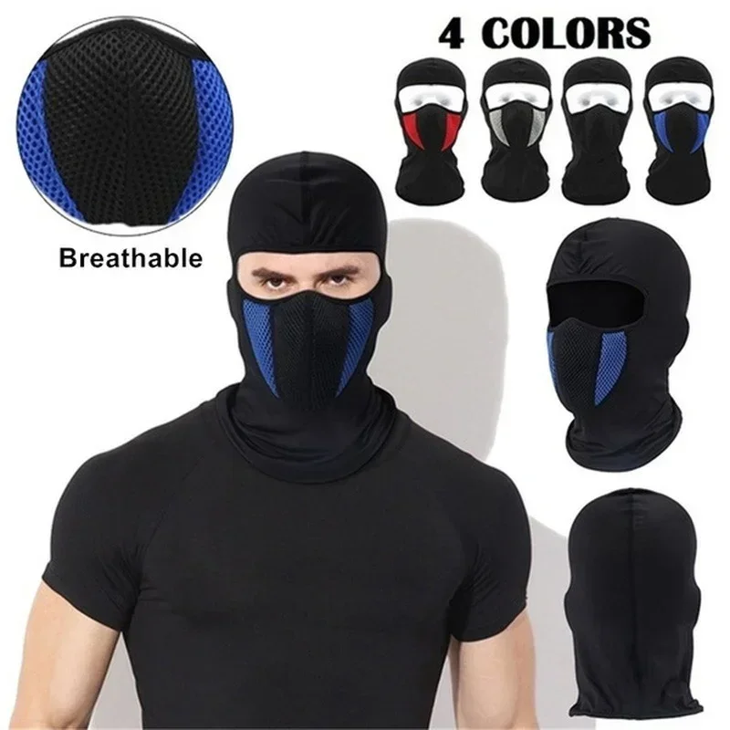Men Accessories For Neck - รถจักรยานยนต์Full Face Mask Balaclavaสําหรับผู้ชายผู้หญิงกีฬาระบายอากาศกันฝุ่นWindproofหมวกกันน็อคHood Motoขี่คออุปกรณ์เสริม