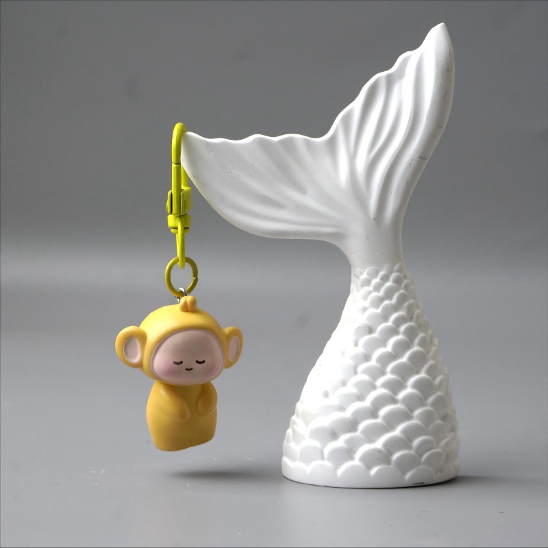Men Accessories Pendant - จี้การ์ตูนเทเลทับบี้ส์ 4 ชิ้น ดีไซน์สร้างสรรค์ น่ารัก ประณีต