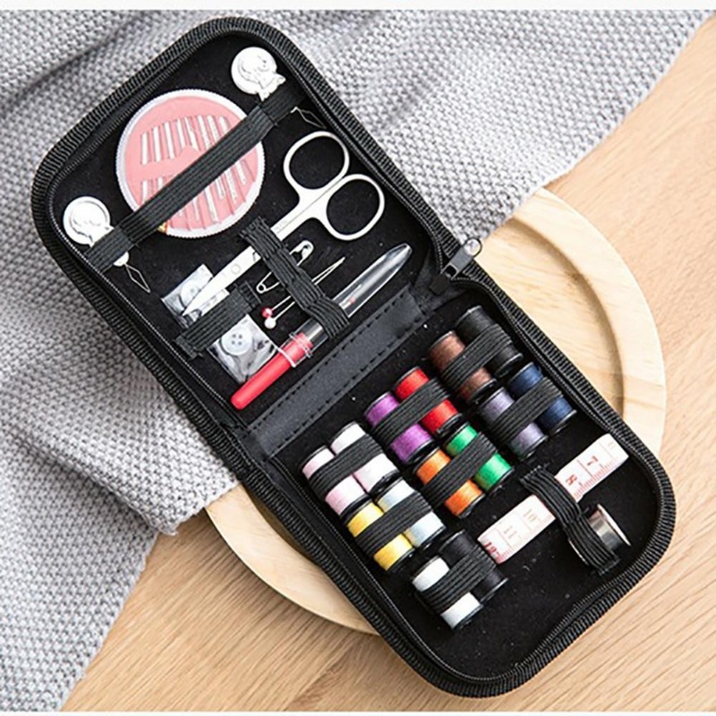 Men'S Accessories Travel Bag - ชุดจักรเย็บผ้า10ชิ้น/เซ็ตแบบพกพาขนาดเล็กสำหรับเดินทางใช้ในครัวเรือนกระเป๋าเก็บของเย็บชุดกล่องกล่องอุปกรณ์เย็บผ้าแบบทำมือ