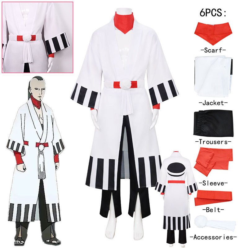 Men'S Kimono Accessories - WHH อะนิเมะบอร์เทอร์คอสเพลย์เครื่องแต่งกายซีซวนชุดกิโมโนคอสเพลย์อุปกรณ์เสริมสำหรับชายบทบาทเล่นปาร์ตี้