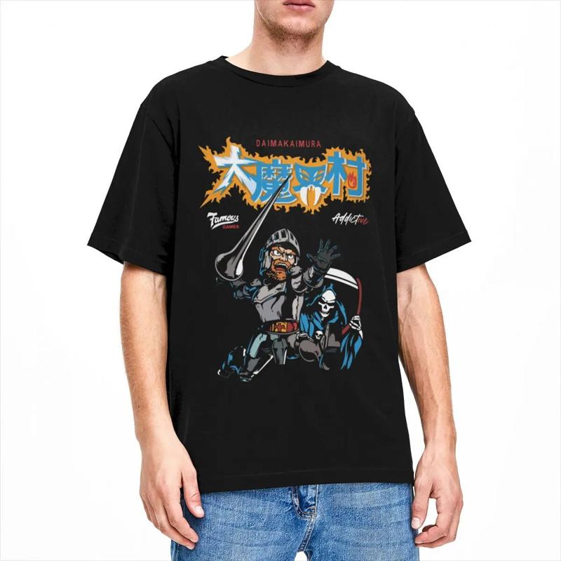 Men Accessories For Neck - เสื้อยืด Ghouls N Ghosts Dai Makai