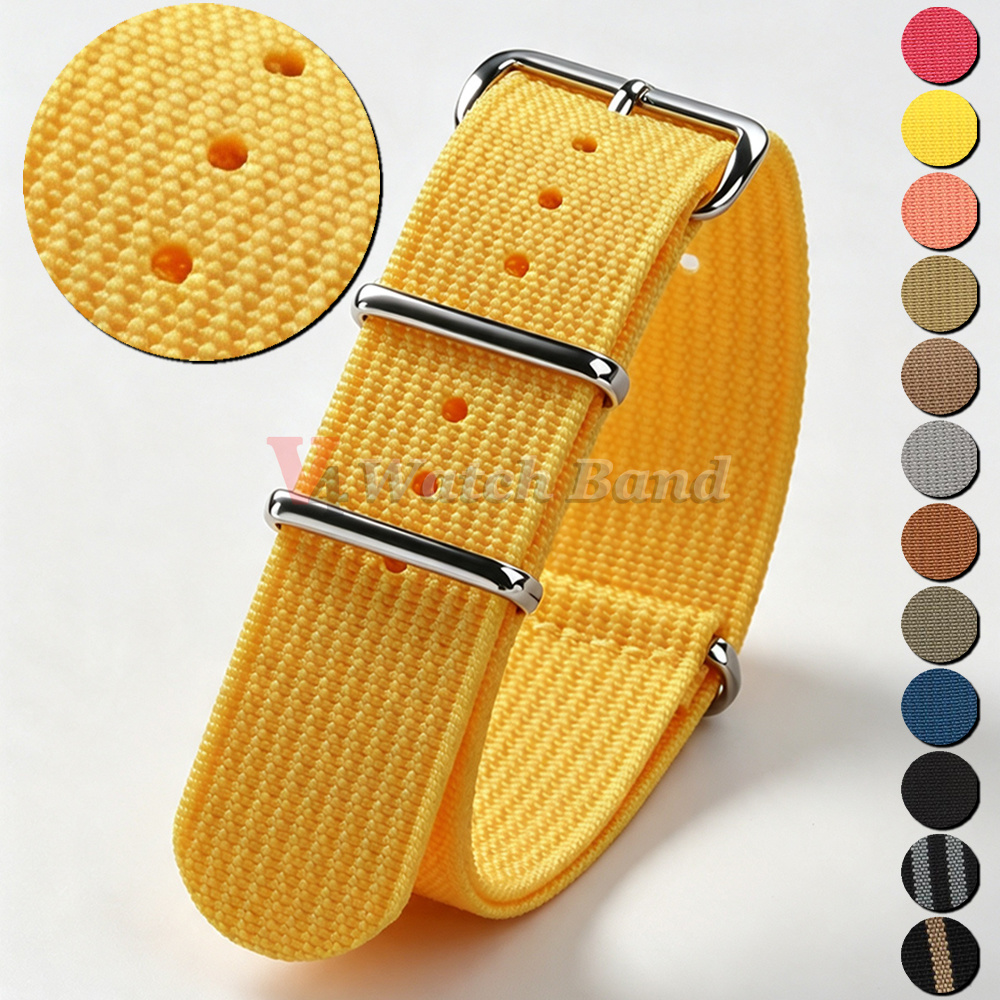 Men Accessories Ring And Bracelet - สายนาฬิกาไนลอนขนาด 18 มม. 20 มม. 22