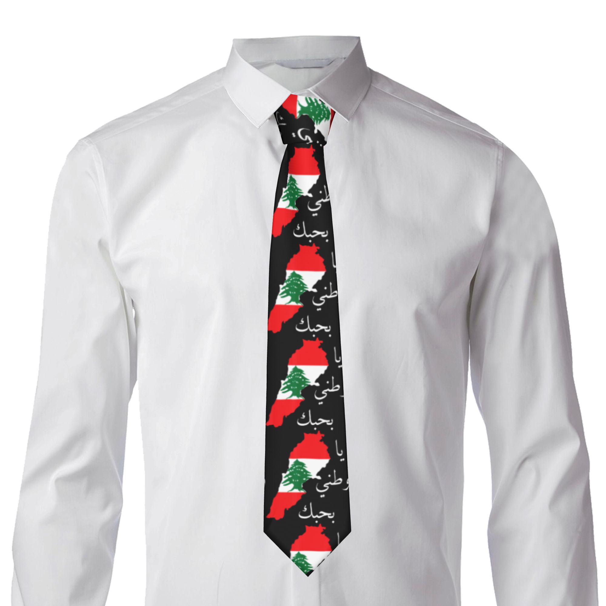 แผนที่ธงชาติเลบานอน เบเรต์ ไท  - Men Accessories Lebanon บทวิจารณ์และราคา