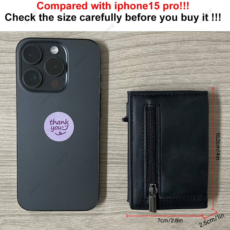 OUIO RFID กระเป๋าใส่บัตรเครดิต - Coin Holder Men บทวิจารณ์และราคา