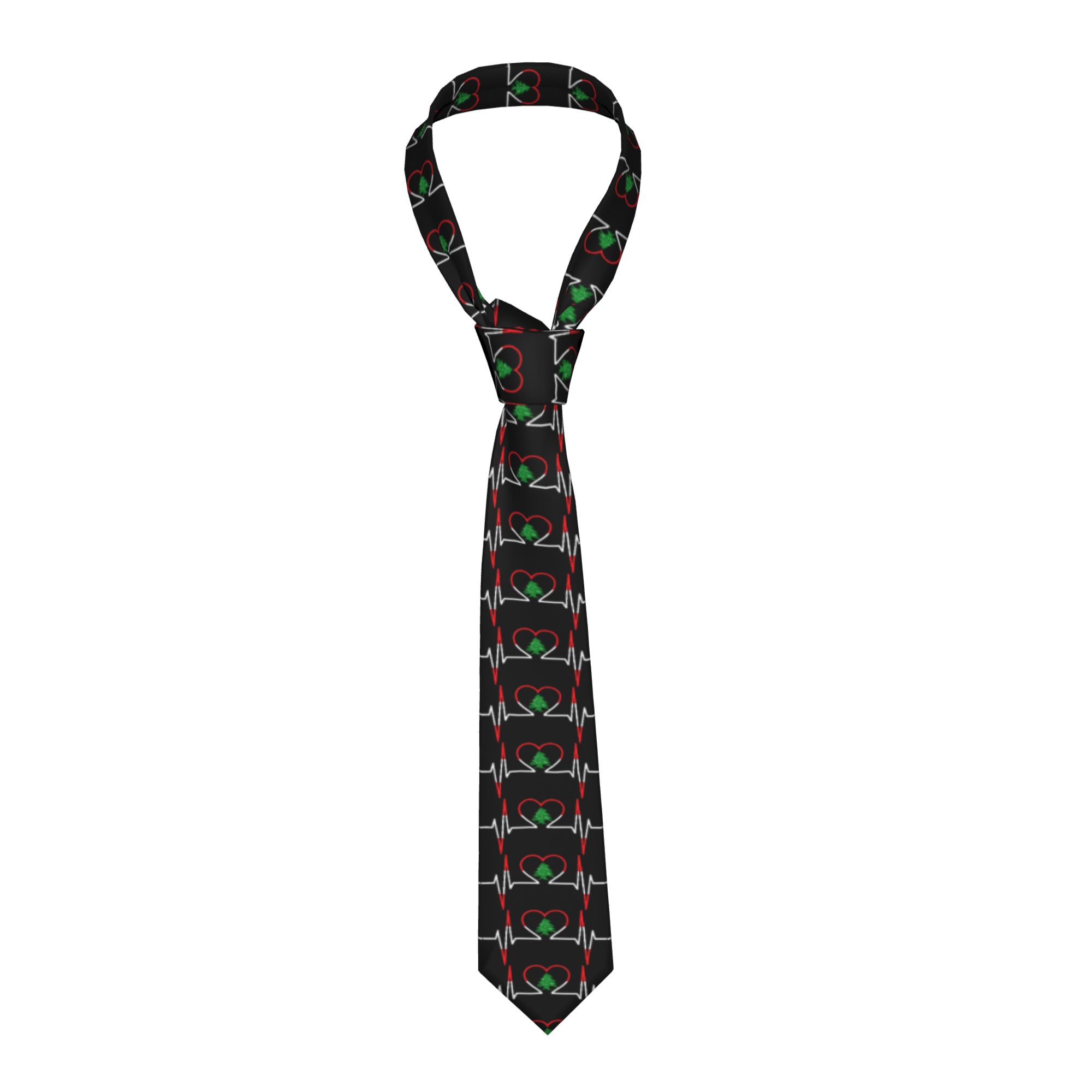 เนคไทลายหัวใจเต้น ECG เลบานอน  - Men Accessories Lebanon บทวิจารณ์และราคา
