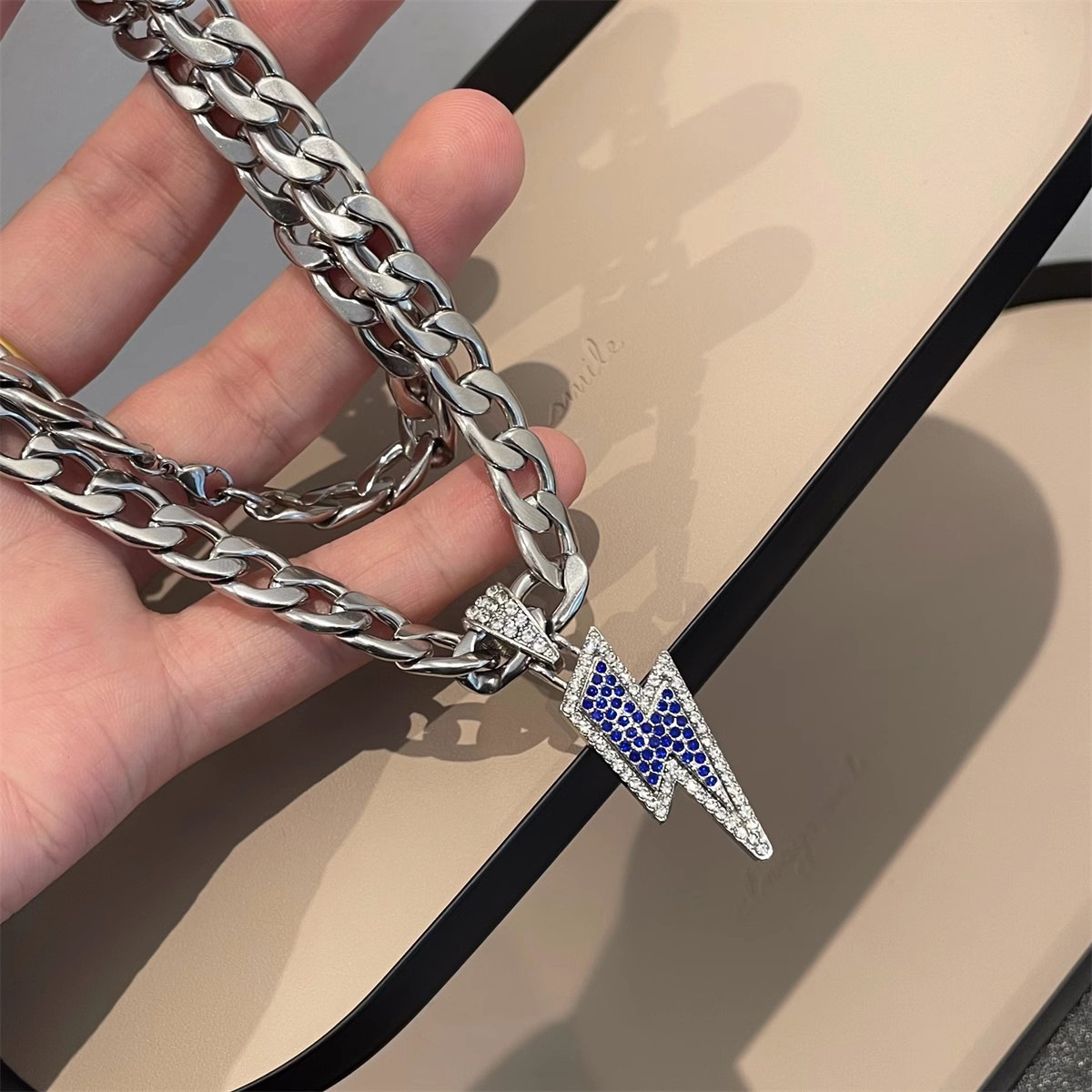 สร้อยคอแบบคิวบาสไตล์ฮิปฮอปยุโร - Men'S Accessories Instagram บทวิจารณ์และราคา