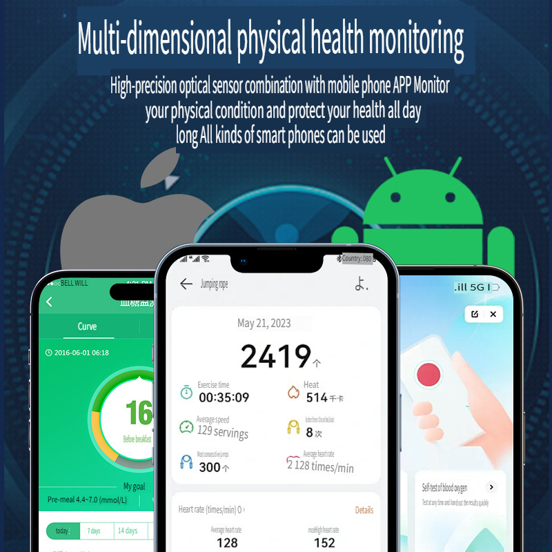 แหวนสมาร์ทบลูทูธติดตามสุขภาพ ก - Men Accessories App บทวิจารณ์และราคา