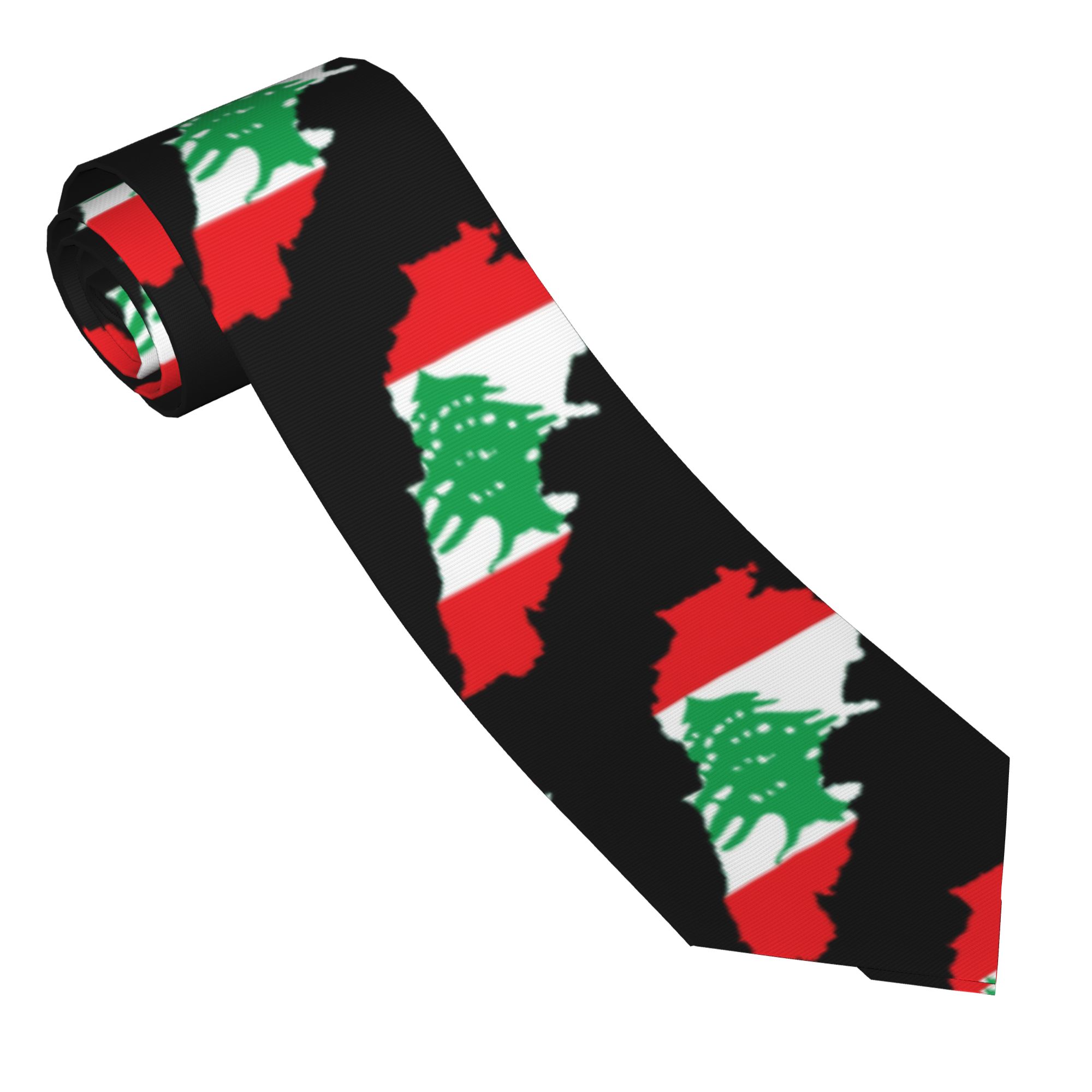 เนคไทลายธงชาติเลบานอน  แบบกำหน - Men Accessories Lebanon บทวิจารณ์และราคา