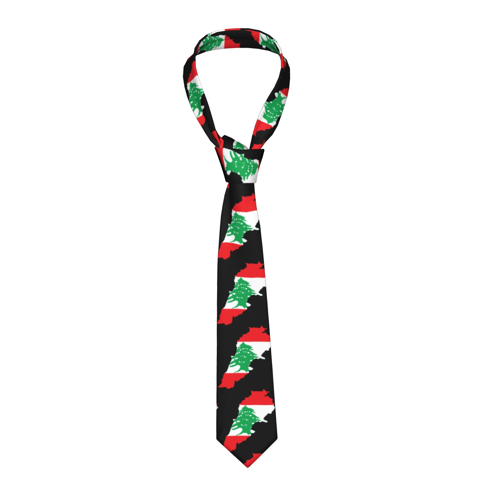 เนคไทลายธงชาติเลบานอน  แบบกำหน - Men Accessories Lebanon บทวิจารณ์และราคา