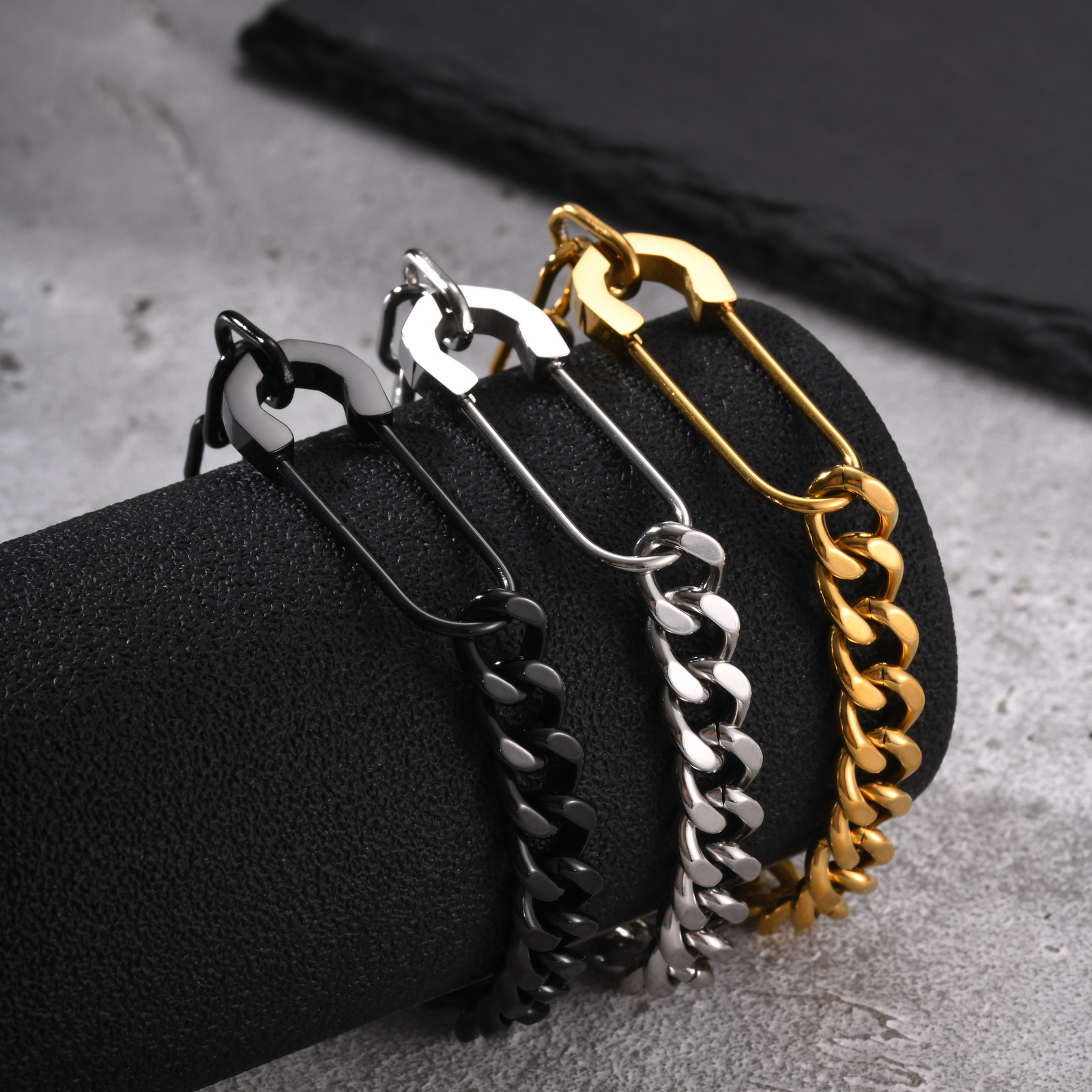 สร้อยข้อมือ Vnox Men Paperclip - Men Accessories Ring And Bracelet บทวิจารณ์และราคา