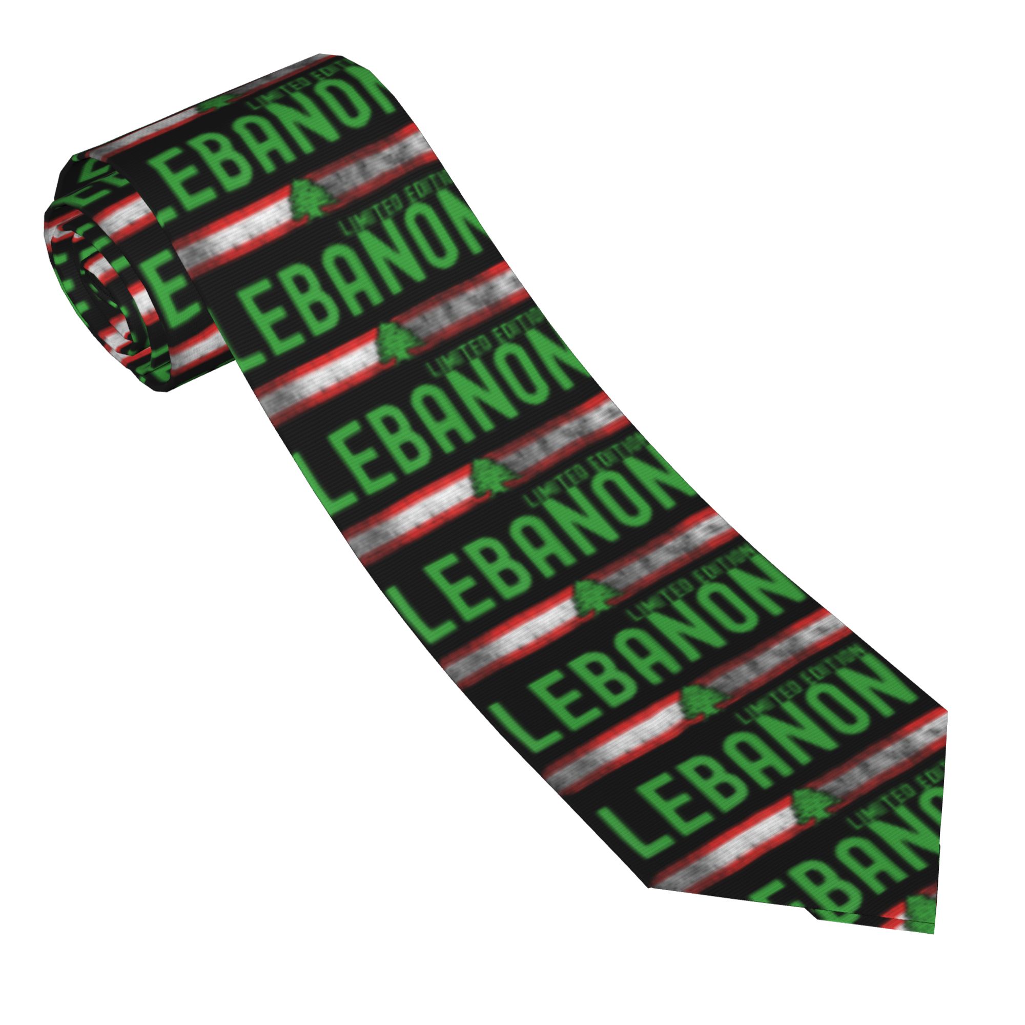 เนคไทลายธงชาติเลบานอน ดีไซน์เน - Men Accessories Lebanon บทวิจารณ์และราคา