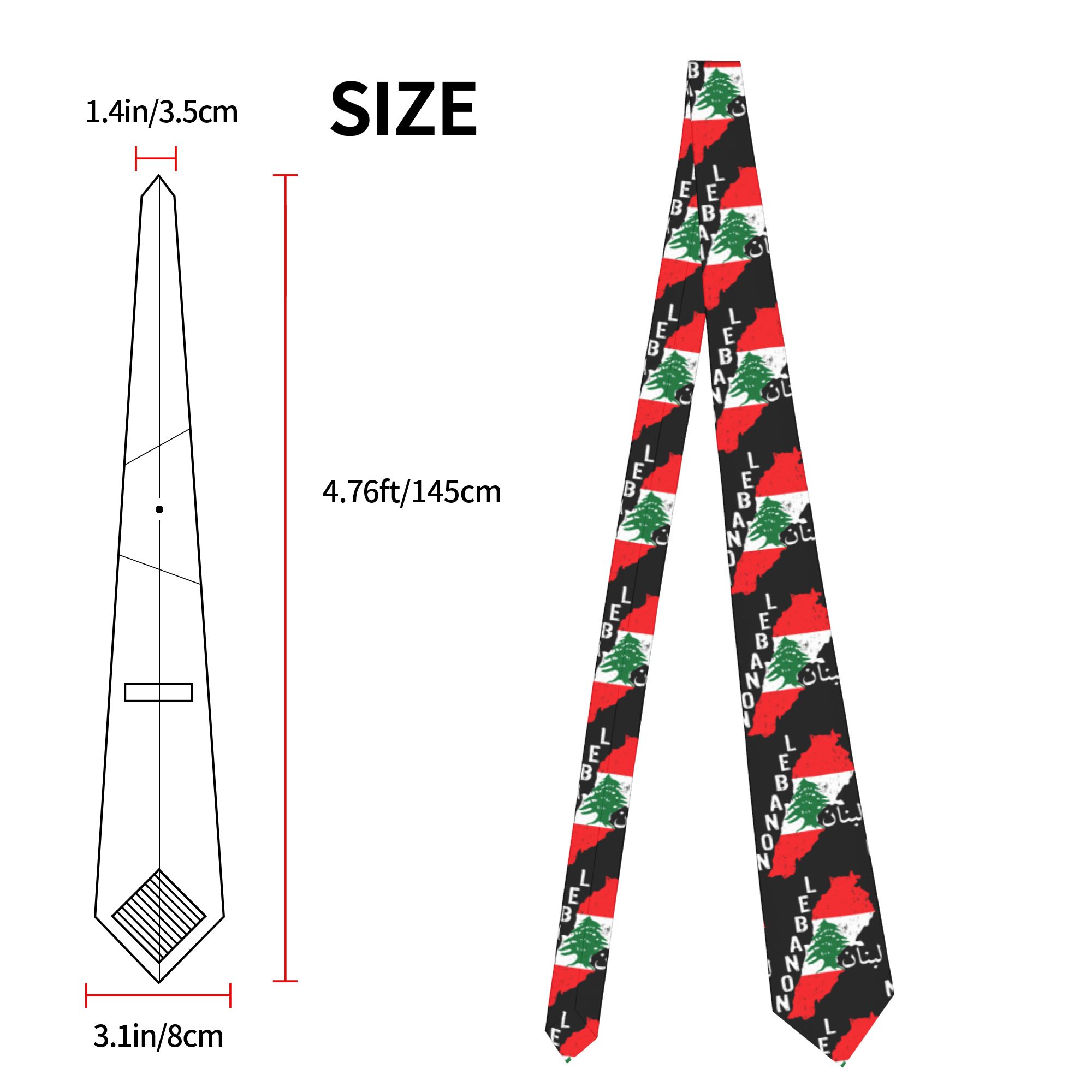 แผนที่ธงชาติเลบานอน ต้นซีดาร์เ - Men Accessories Lebanon บทวิจารณ์และราคา