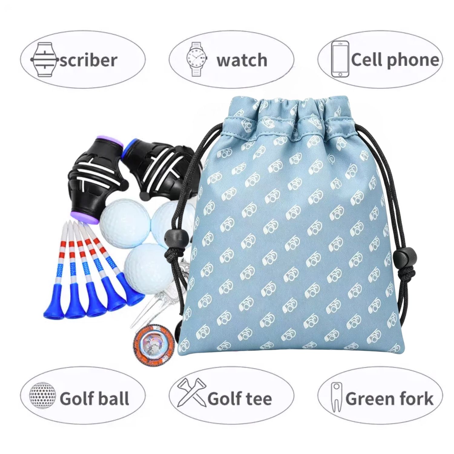 กระเป๋าใส่ของมีค่าสำหรับกอล์ฟส - Men'S Accessories Golf บทวิจารณ์และราคา
