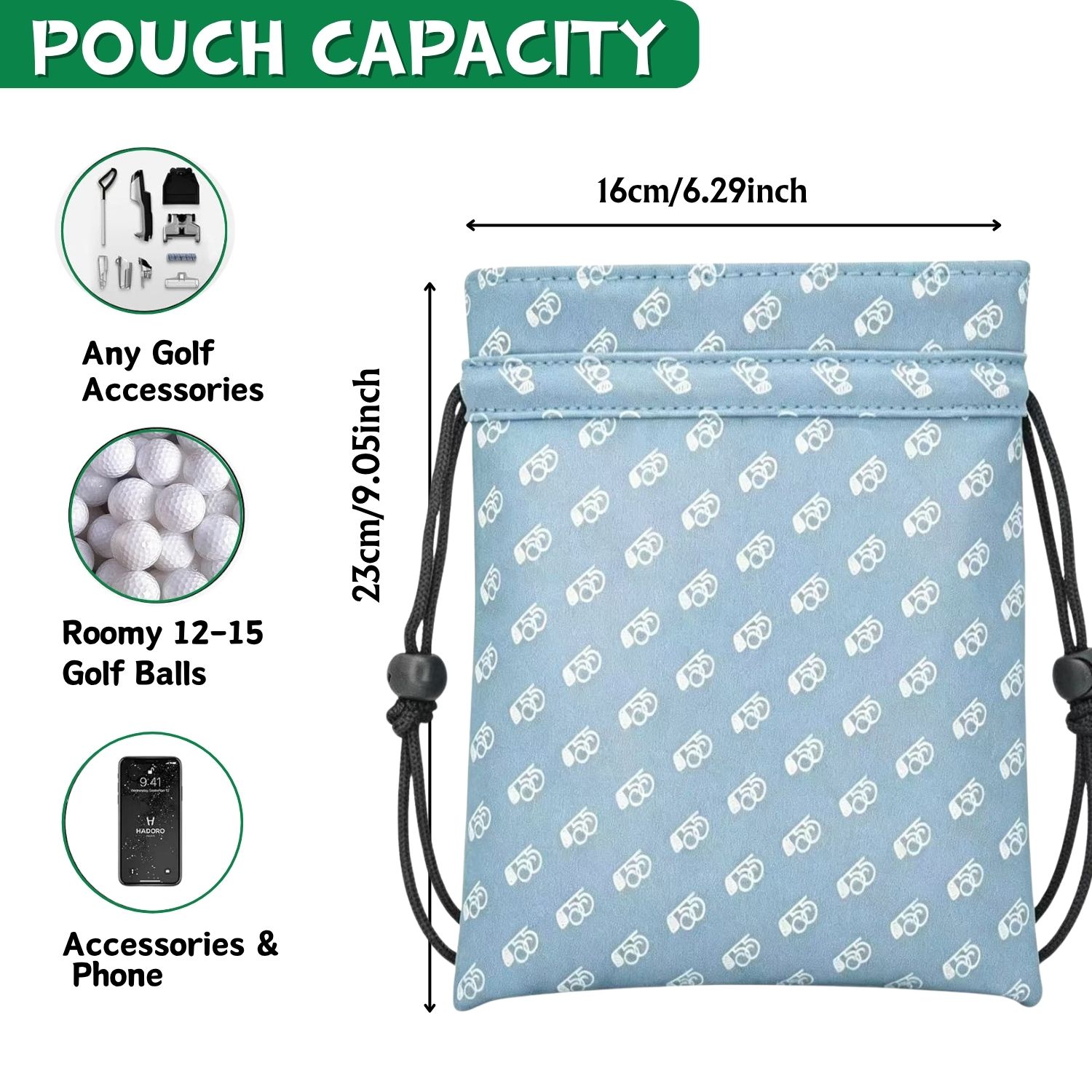 กระเป๋าใส่ของมีค่าสำหรับกอล์ฟส - Men'S Accessories Golf บทวิจารณ์และราคา