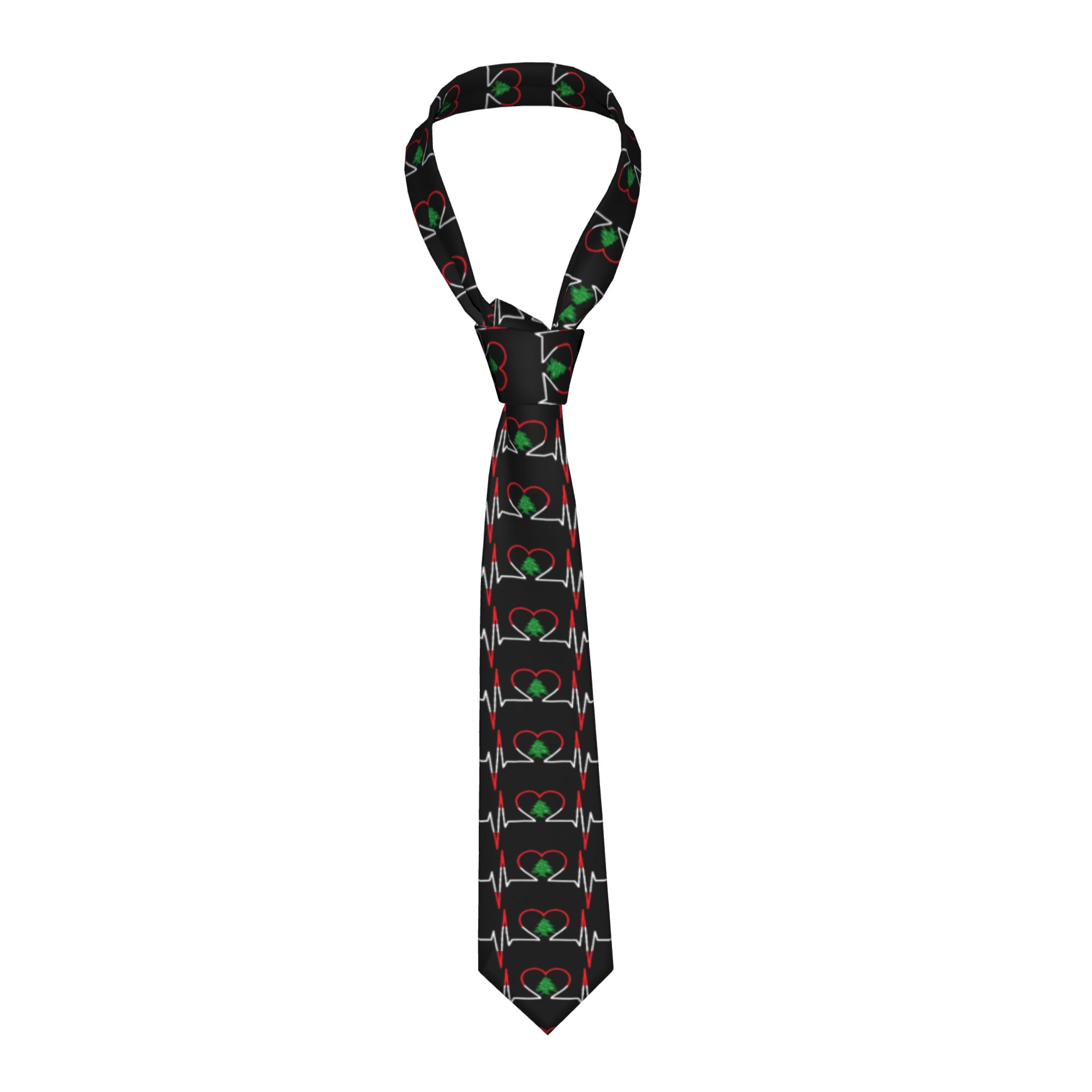 เนคไทลายธงชาติเลบานอนพร้อมลายห - Men Accessories Lebanon บทวิจารณ์และราคา
