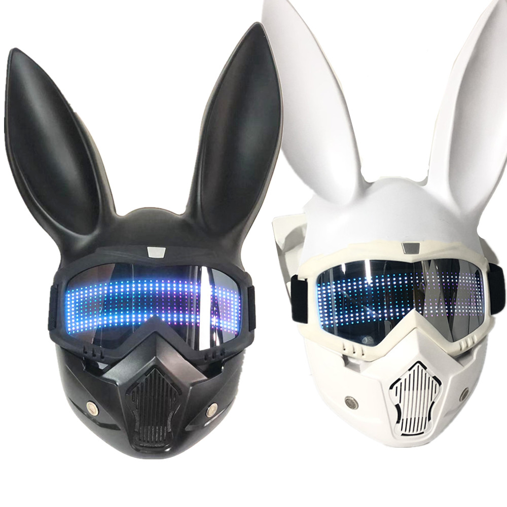 หน้ากากบลูทูธ LED สำหรับงานปาร - Men Accessories App บทวิจารณ์และราคา