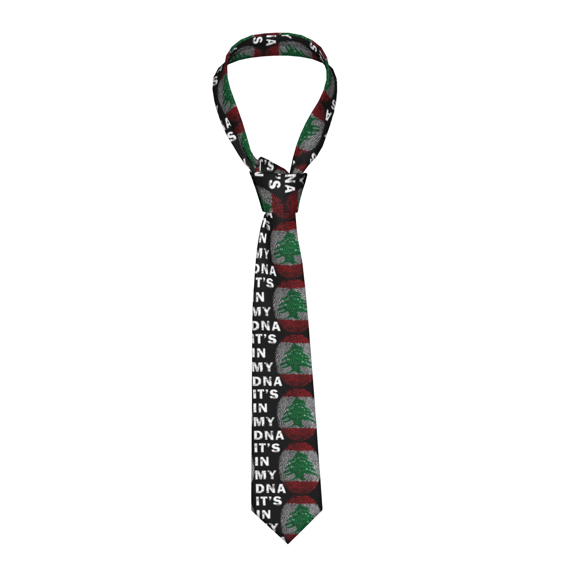 เนคไทผู้ชายลายธงชาติเลบานอนใน  - Men Accessories Lebanon บทวิจารณ์และราคา