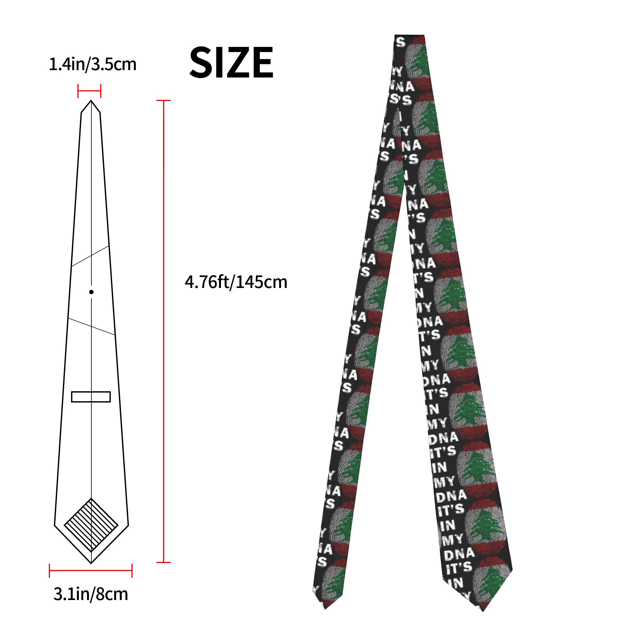 เนคไทผู้ชายลายธงชาติเลบานอนใน  - Men Accessories Lebanon บทวิจารณ์และราคา