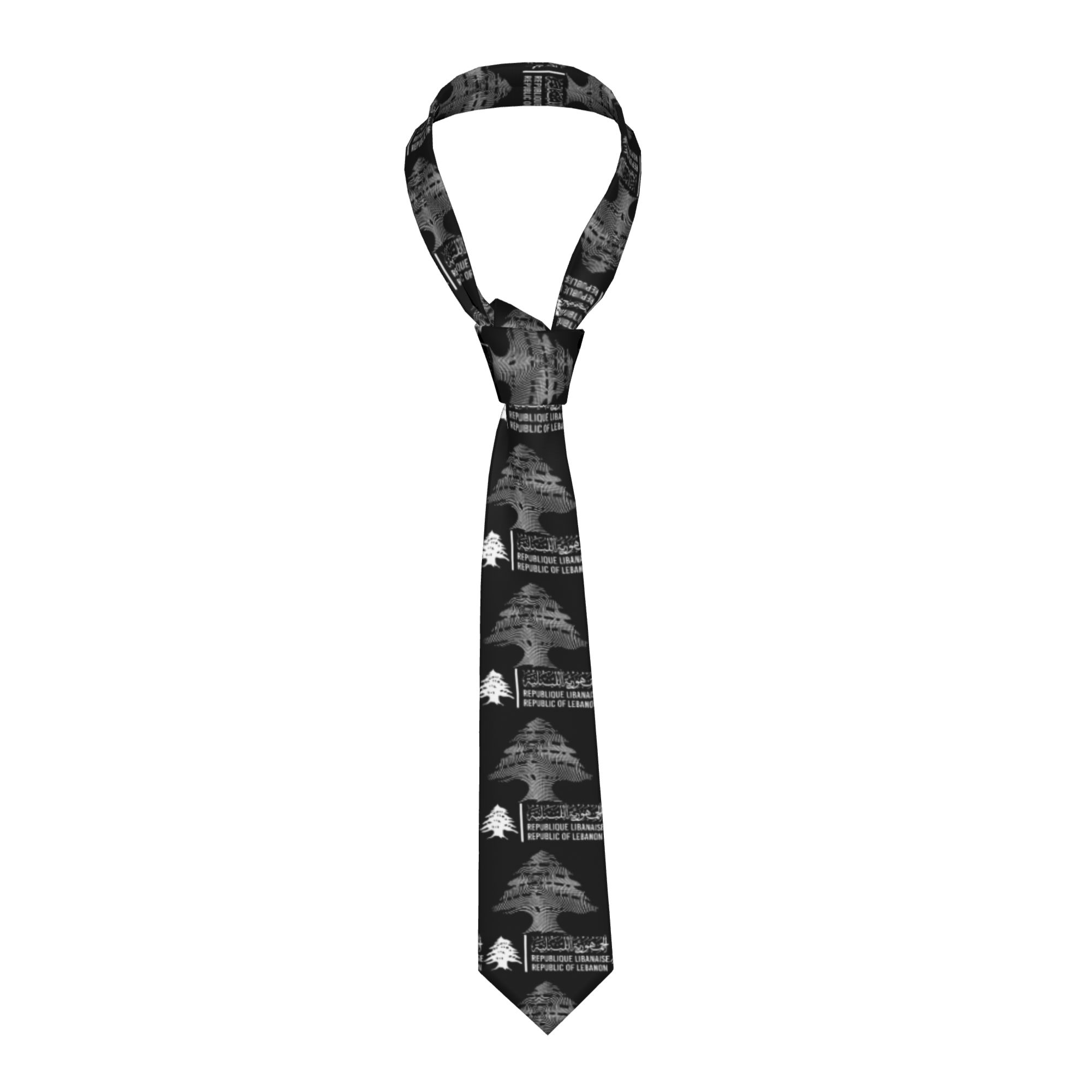 เนคไทลายธงชาติเลบานอน ลายแผนที - Men Accessories Lebanon บทวิจารณ์และราคา