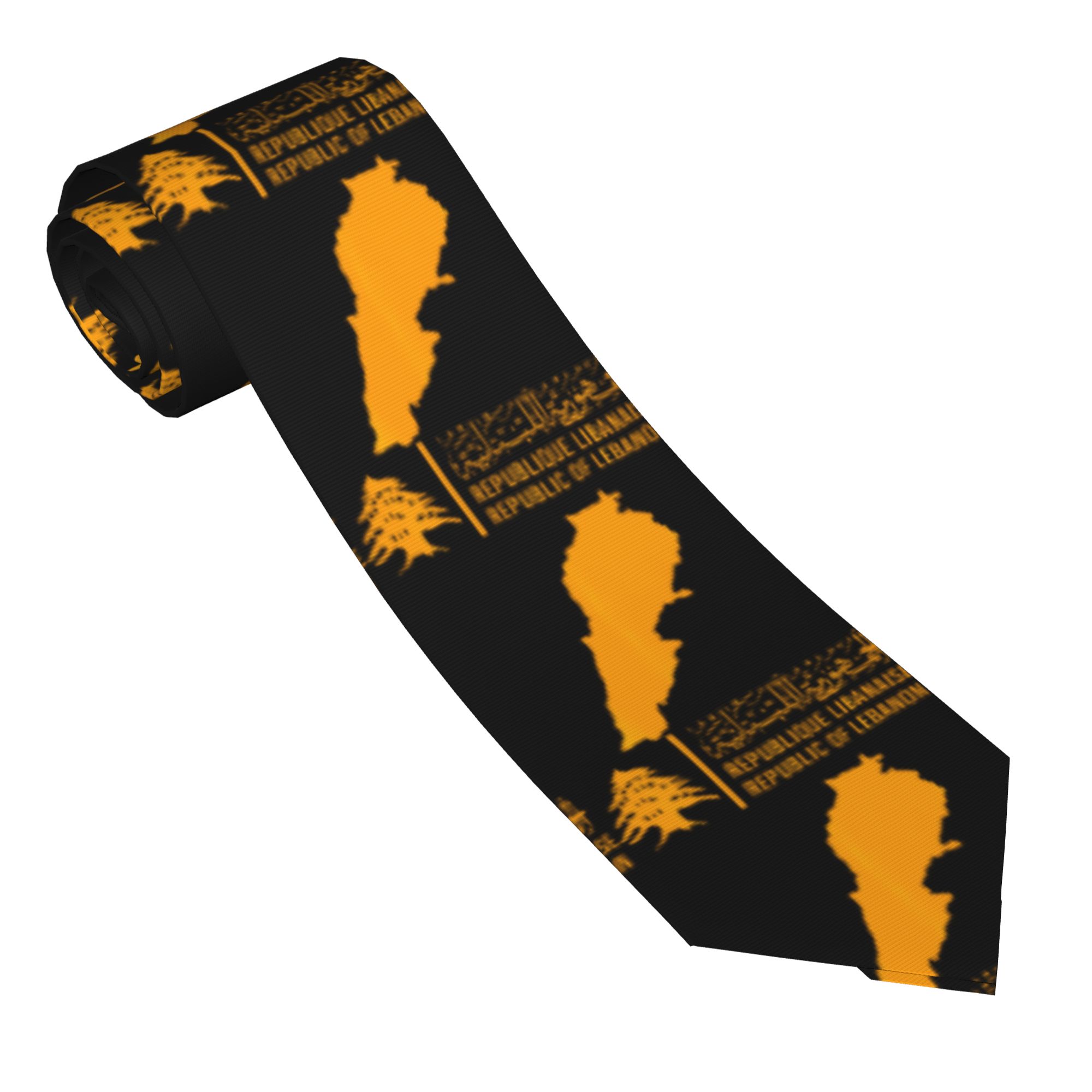 เนคไทลายธงชาติเลบานอน ลายแผนที - Men Accessories Lebanon บทวิจารณ์และราคา