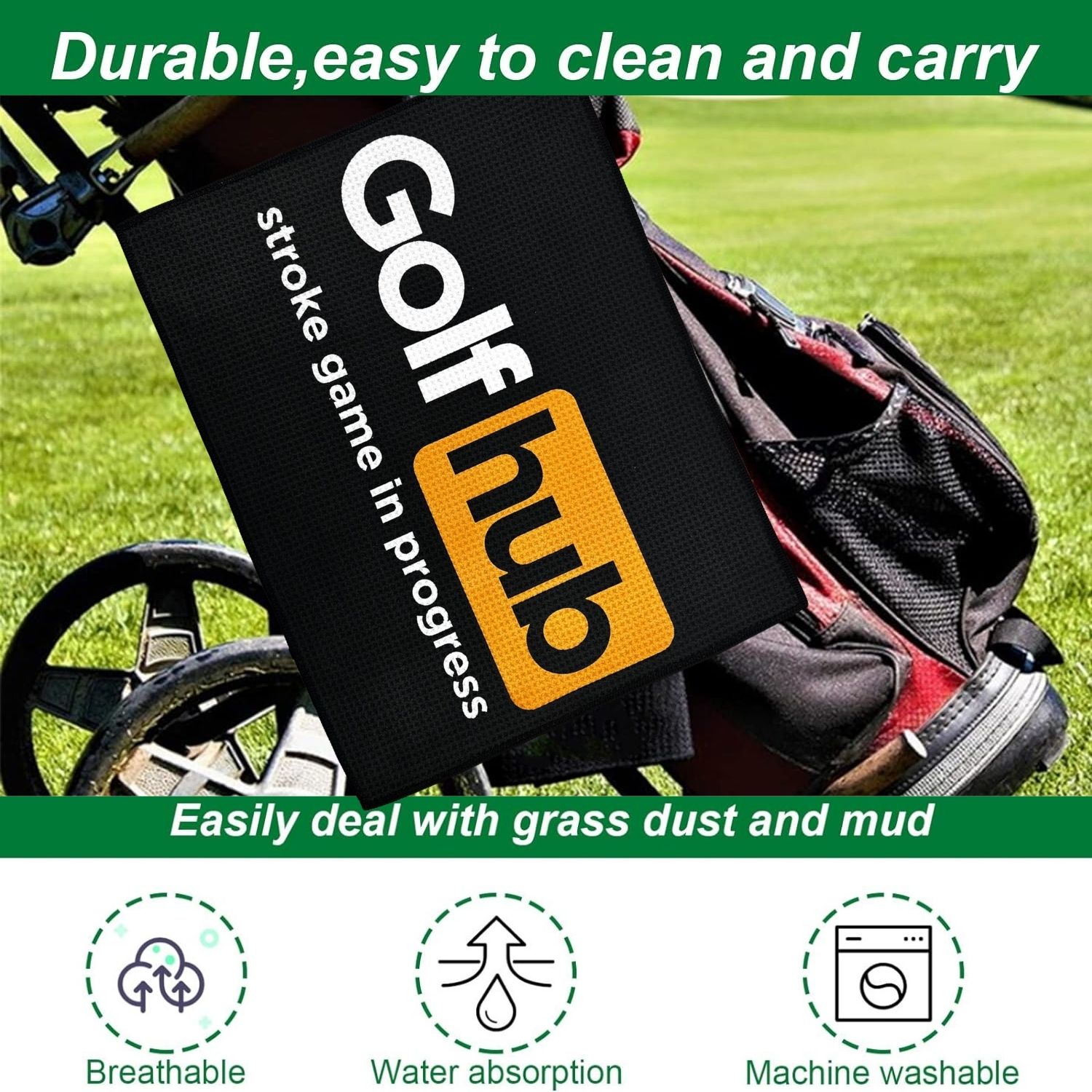 ผ้าขนหนูไมโครไฟเบอร์พรีเมียมลา - Men'S Accessories Golf บทวิจารณ์และราคา