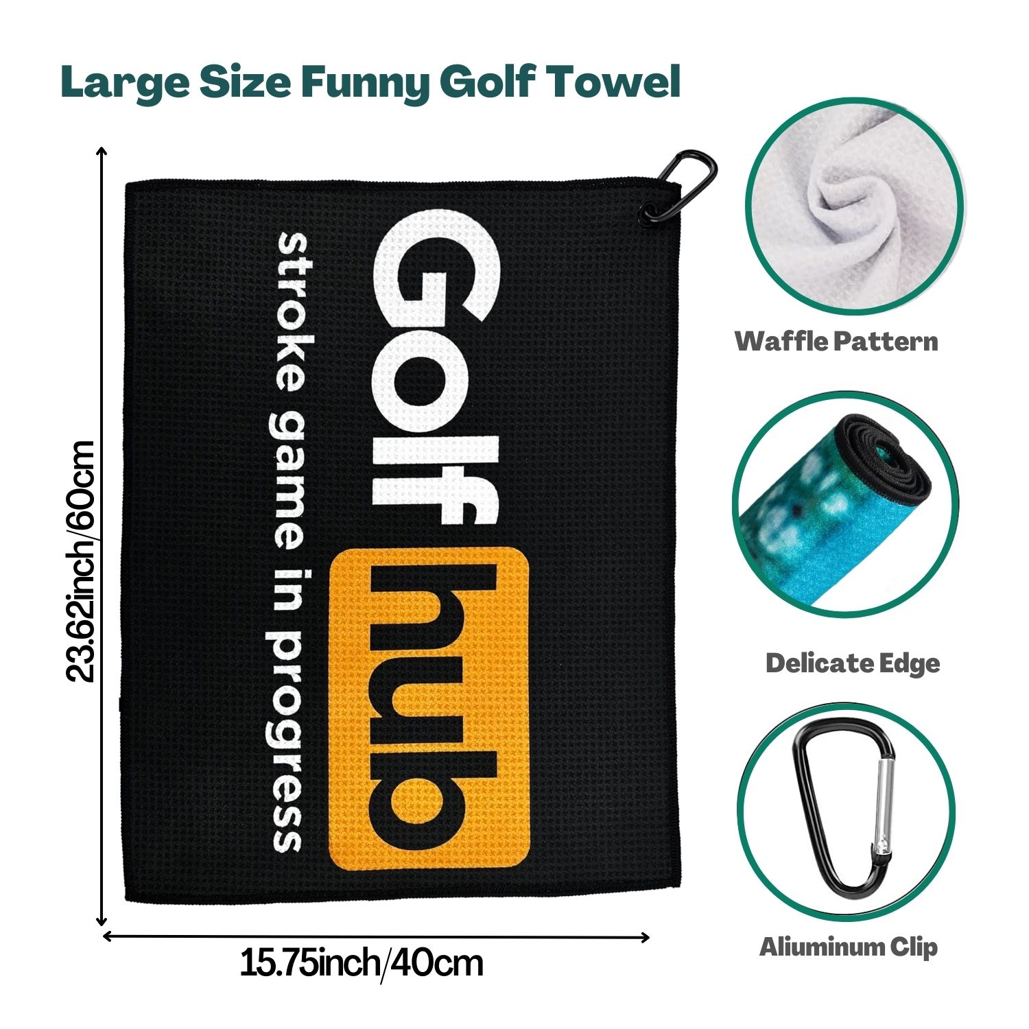 ผ้าขนหนูไมโครไฟเบอร์พรีเมียมลา - Men'S Accessories Golf บทวิจารณ์และราคา