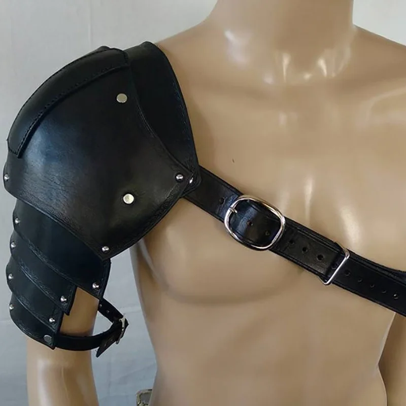 ยุคกลางหนังเกราะไหล่ Pauldrons - Men'S Viking Accessories บทวิจารณ์และราคา