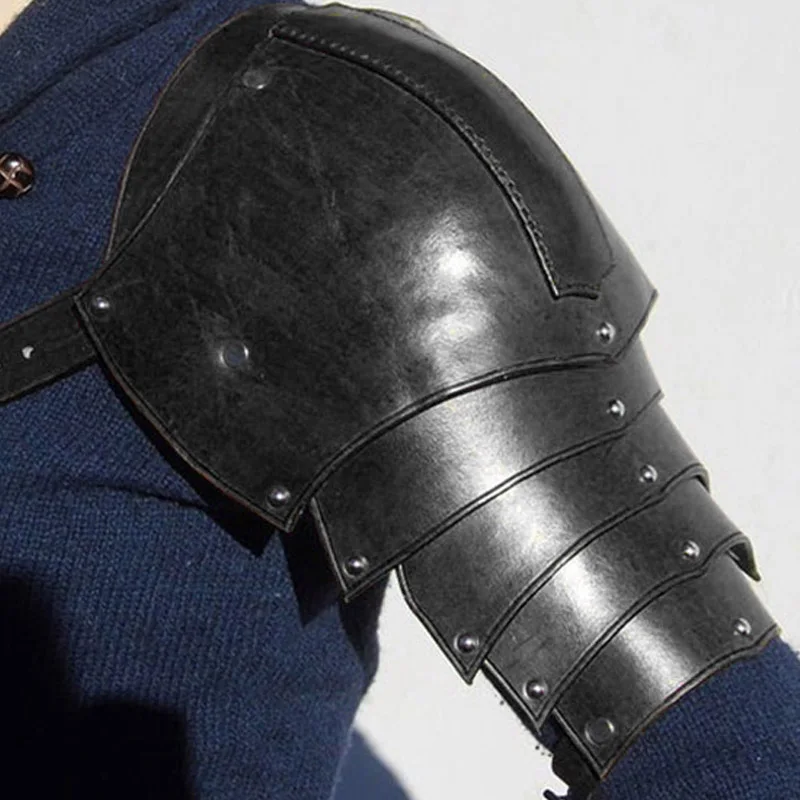 ยุคกลางหนังเกราะไหล่ Pauldrons - Men'S Viking Accessories บทวิจารณ์และราคา