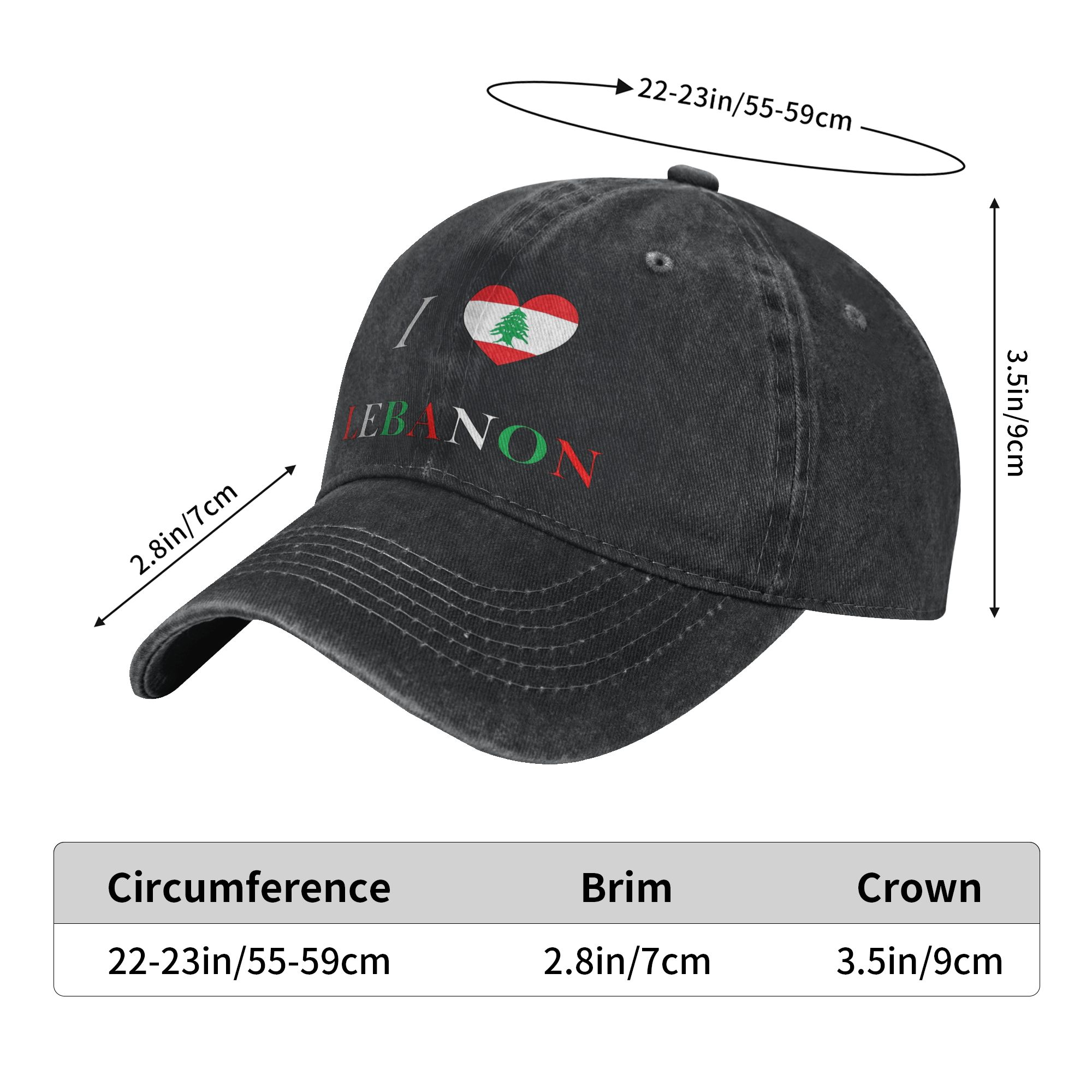 เลบานอนธงหัวใจหมวกคนขับรถบรรทุ - Men Accessories Lebanon บทวิจารณ์และราคา