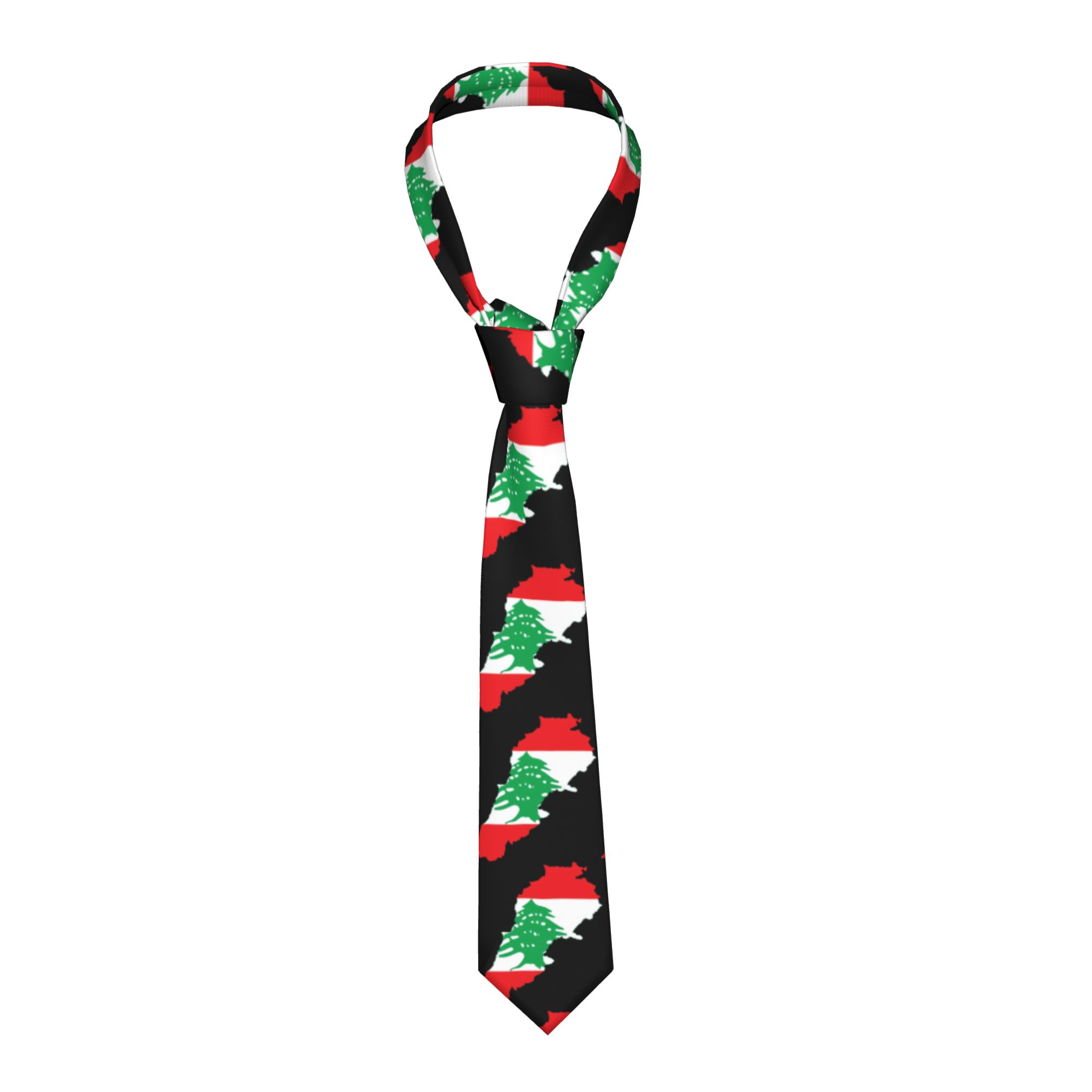 เนคไทลายแผนที่ประเทศเลบานอน เน - Men Accessories Lebanon บทวิจารณ์และราคา