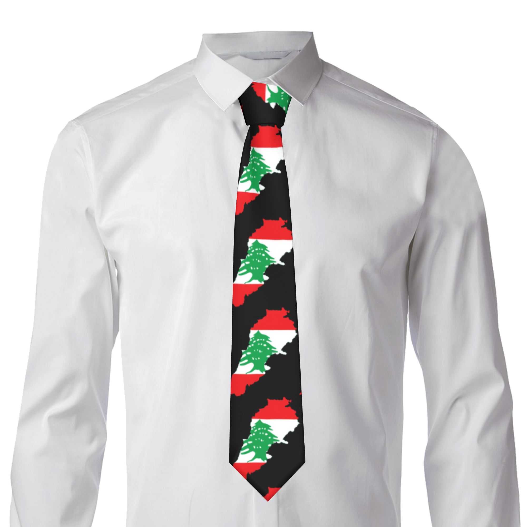 เนคไทลายแผนที่ประเทศเลบานอน เน - Men Accessories Lebanon บทวิจารณ์และราคา
