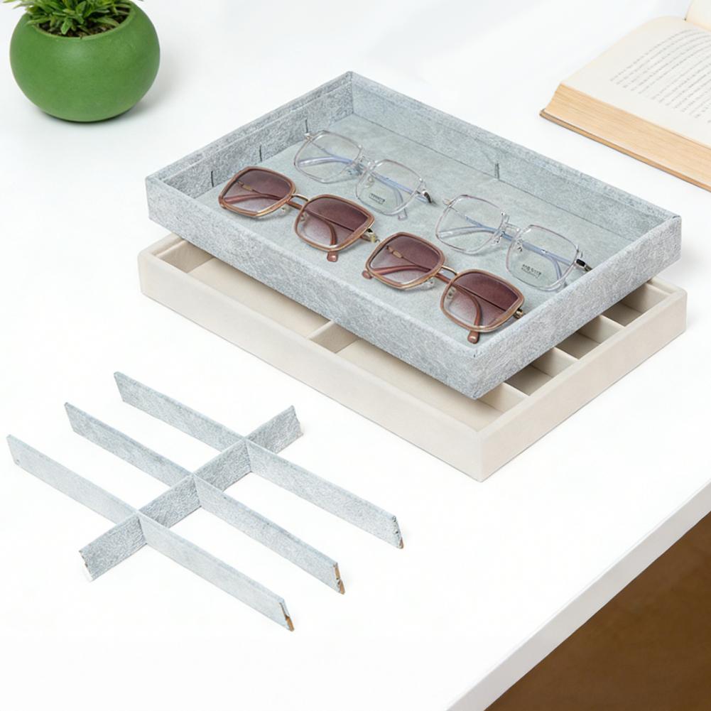 กล่องเก็บแว่นตาแบบกำมะหยี่ 8 ช - Men'S Accessories Organizer Tray บทวิจารณ์และราคา