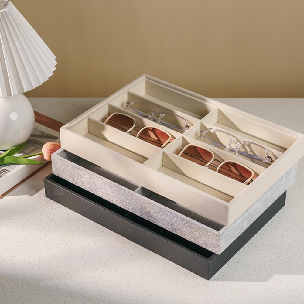 กล่องเก็บแว่นตาแบบกำมะหยี่ 8 ช - Men'S Accessories Organizer Tray บทวิจารณ์และราคา